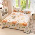 Axyaa Floral Flannel Fleece Blanket - Soft All Season Throw for Bed Sofa