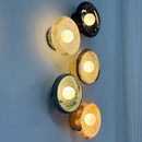 Axyaa Minimalist Jade Wall Lamp for Study Living Bedroom Corridor Hotel Background