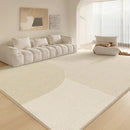 Axyaa Cream Style Carpet, Waterproof, Anti-Slip, Soft Rug