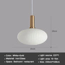 Axyaa Vintage Lantern Chandelier Striped Glass Pendant Lamp for Dining Room