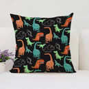 Axyaa Dinosaur Paradise Pillow Cover - Children's Room Decor - Exquisite Kids Gift
