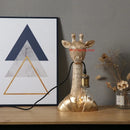 Axyaa Golden Giraffe LED Floor Lamp for Bedside and Living Room Lighting