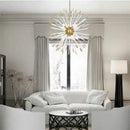 Axyaa Crystal LED Spherical Chandelier for Luxury Living Room, Restaurant, Bedroom & Hotel