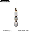 Axyaa Glass Bubble LED Pendant Lamps for Kitchen Dining Bedroom Designer Installation