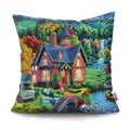 Axyaa Rustic Landscape Print Pillowcase