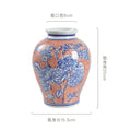 Blue & White Belly Vase by Axyaa - Retro Chinese Porcelain Ornaments for Home Decor