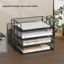 Axyaa 4-Tier Metal Mesh Desk Organizer for School and Office Storage