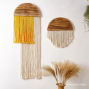 Axyaa Macrame Semicircle Wall Hanging Tapestry for Stylish Home Decor