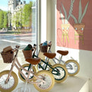 Axya Wicker Bicycle Handlebar Basket: Vintage, Hand Woven, Bike Cargo Storage
