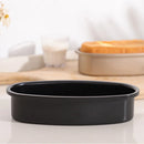 Axyaa Carbon Steel Oval Baking Mold for Cheesecakes, Bread Loaves, Kitchen Accessories
