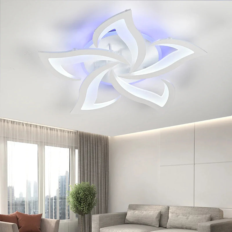 Axyaa Flower Ceiling Chandelier Light with Separate Control for Home Decor