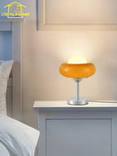 Axyaa Glass Iron Art LED Floor Lamp for Bedroom and Living Room