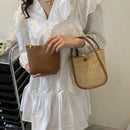 Axyaa Crochet Crossbody Beach Bag - Boho Lightweight Tote with Chain Strap