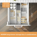 Axyaa Cutlery Divider Container Storage Box Fork Spoon Organizer