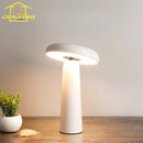 Axyaa Mushroom Bud Touch Dimming LED Table Lamp for Bedroom Desk - Danish Design