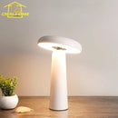 Axyaa Mushroom Bud Table Lamp: Touch Dimming LED Atmosphere Desk Light for Bedroom