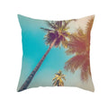 Axyaa Summer Beach Vacation Blue Pillow Case - Seaside Hotel Sofa Decoration