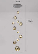 Axyaa Modern LED Pendant Ceiling Chandelier for Dining Room Living Room Lighting