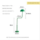 Axyaa Bean Sprout Floor Lamp - Emerald Green Nordic Design for Cozy Living & Study