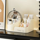 Axyaa 360 Rotating Makeup Organizer with Lid - Cosmetic & Skincare Storage Container