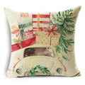 Axyaa Festive Christmas Tree Pillow Cover for Home Decoration