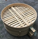 Axya 60cm Bamboo Steamer Tray for Buns, Fish, Rice - Chef's Pot Kitchen