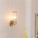 Axyaa Copper Crystal LED Wall Lamp - Luxurious Modern Decor Frame