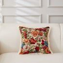 Axyaa Retro Cotton & Linen Throw Pillowcase 45x45 - Yarn-Dyed Jacquard Cover
