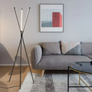 Axyaa Nordic LED Floor Lamp - Minimalist Aluminum Vertical Lights for Living Room
