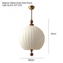 Axyaa Wabi Sabi Cloth Ceiling Chandelier for Bedroom - Retro Indoor Lighting Fixtures