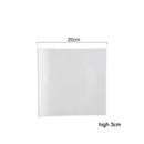 Axyaa White Ceramic Steak Plate - Molecular Cuisine Tableware