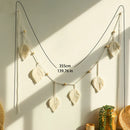 Axyaa Boho Leaf Tassel Wall Hanging Decor for Bedroom & Living Room
