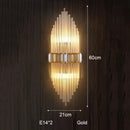 Axyaa Crystal Wall Lamp: Elegant Lighting for Study Bedroom Living Room