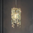 Axya Luxury Crystal Chandelier with LED Light Source Glass Pendant Light