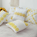 Axyaa Boho Cotton Tufted Tassel Pillowcase Set