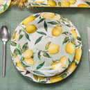 Axyaa Ceramic Lemon Ins Style Home Cuisine Plate for Thai Restaurant & Fruit Display
