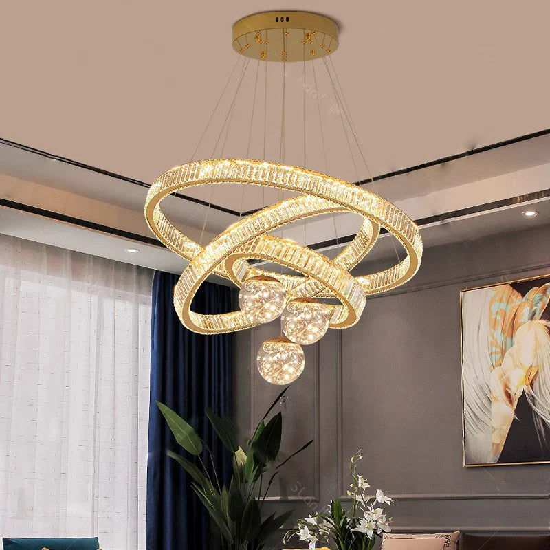Axyaa Pendant Lights: Modern LED Chandelier Ceiling Lamp for Dining Room
