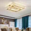 Axyaa Luxury Crystal LED Ceiling Chandelier with Smart Dimmable Lights and Artistic Design