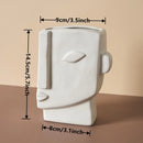 Axya™ Face Ceramic Vase: Nordic Home Decor, Flower Pot Creative Body Vases