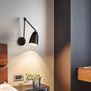 Axyaa Modern Foldable Reading Wall Light with Extendable Long Pole