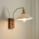 Axyaa Ceramic Copper LED Wall Light Rotatable Bedroom Lamp Indoor Home Decor E27