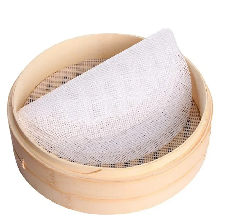 Axya Silicone Steamer Mesh Mat for Dumplings and Buns