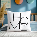 Axyaa Home Printed Pillow Covers, 18x18 Inch - Black & White, Zipper Closure