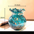 Glass Vase Table Decoration Flower Arrangement Cloth Bag Shape Vase - Axyaa
