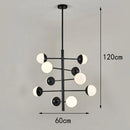 Modern LED Chandelier Pendant Lights for Dining Room by Axyaa
