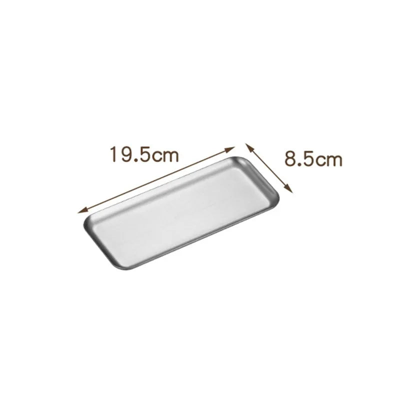 Axyaa Stainless Steel Non-Stick Baking Tray for Food Storage and Cooking