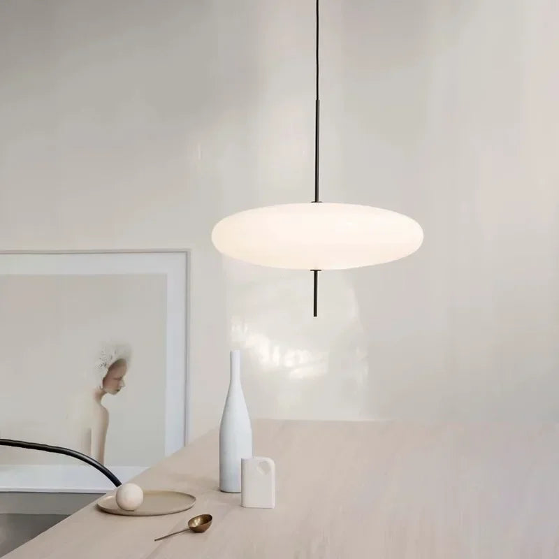 Axyaa Nordic LED Saucer Pendant Light for Home Decor