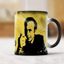 Axyaa Heat-sensitive Color Changing Ceramic Coffee Mug 11oz - Friends Gift - TV Show Theme