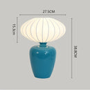 Axyaa Meringue Desk Lamp with Colorful Silk Shade