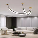 Axyaa Modern LED Pendant Chandeliers for Living Room Dining Room Indoor Lighting